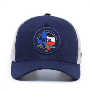 Boné American Texas Azul Marinho com Caqui