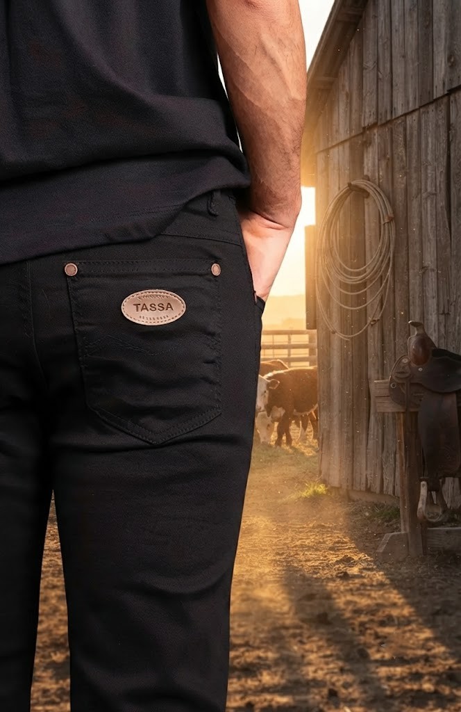 CALÇA TASSA MASCULINA PRETA - Imagem 10