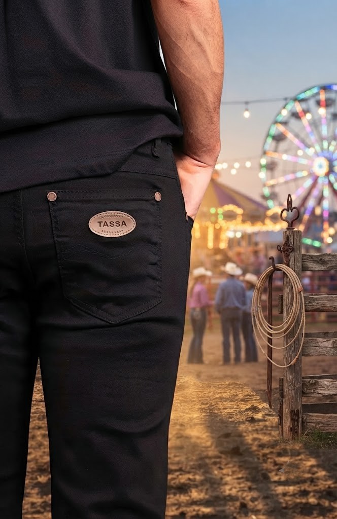 CALÇA TASSA MASCULINA PRETA - Imagem 11