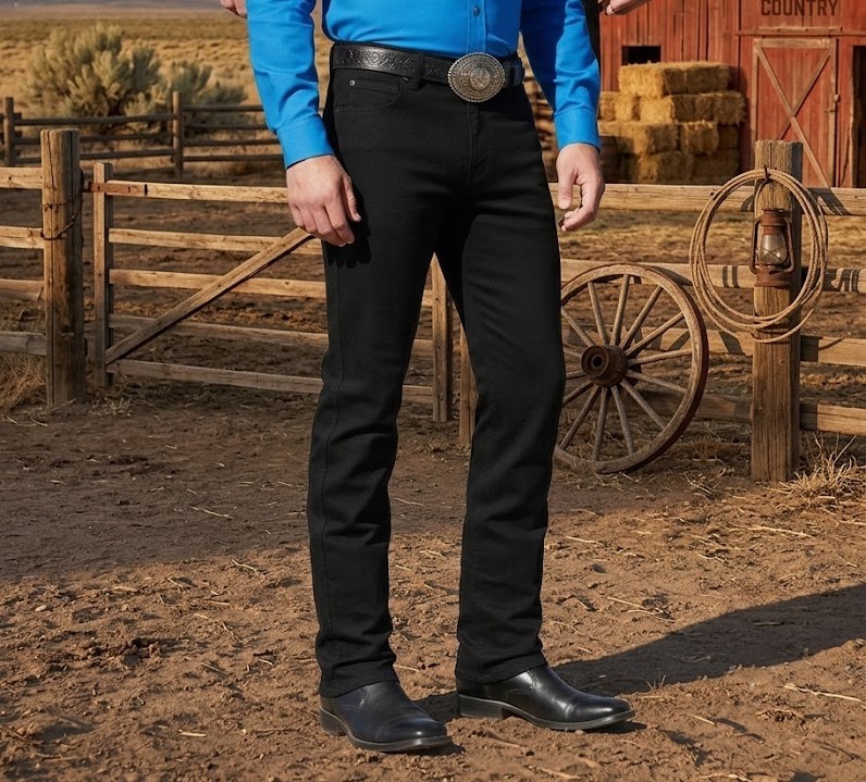 CALÇA TASSA MASCULINA PRETA