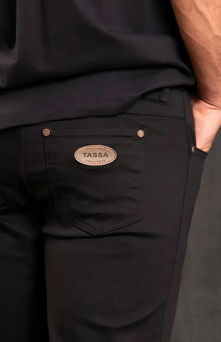 CALÇA TASSA MASCULINA PRETA - Imagem 9